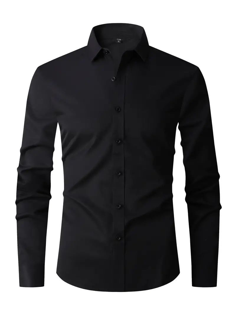 Caleb | Elegant Slim-Fit Dress Shirt - Valereo