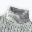 Caleb | Refined Cable Knit Turtleneck Sweater - Valereo