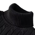 Caleb | Refined Cable Knit Turtleneck Sweater - Valereo