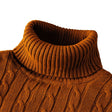 Caleb | Refined Cable Knit Turtleneck Sweater - Valereo