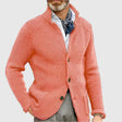 Caleb | Refined Knit Stand-Collar Cardigan - Valereo