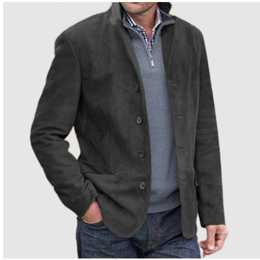 Caleb | Refined Suede Blazer Jacket - Valereo
