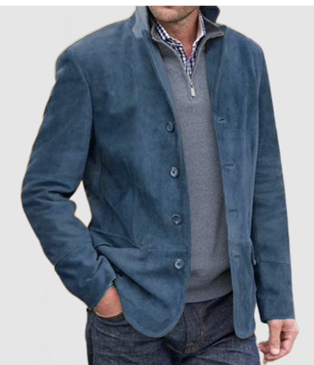 Caleb | Refined Suede Blazer Jacket - Valereo