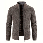 Caleb | Refined Zip Knit Cardigan - Valereo