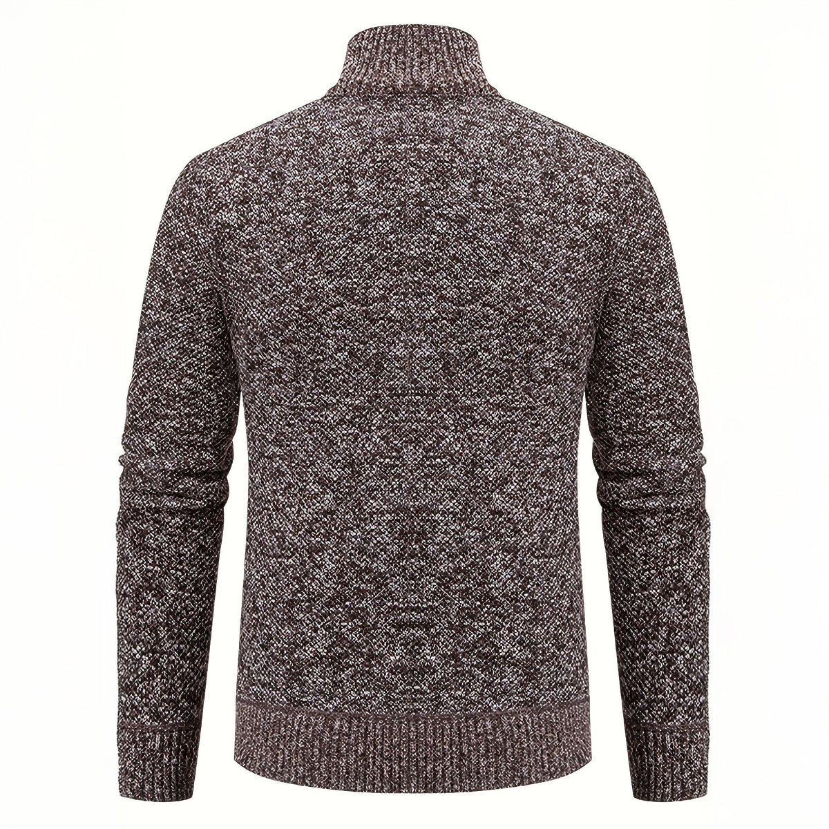 Caleb | Refined Zip Knit Cardigan - Valereo
