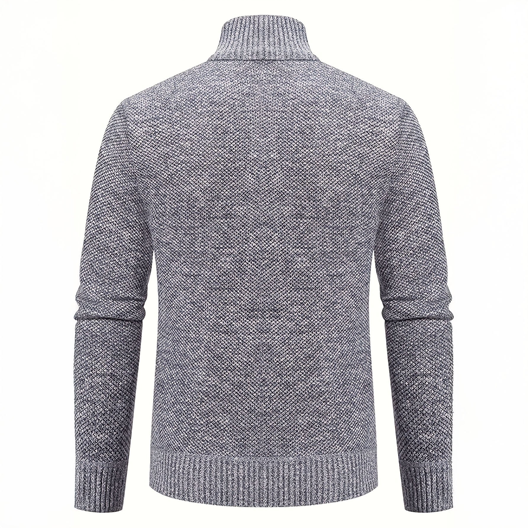 Caleb | Refined Zip Knit Cardigan - Valereo