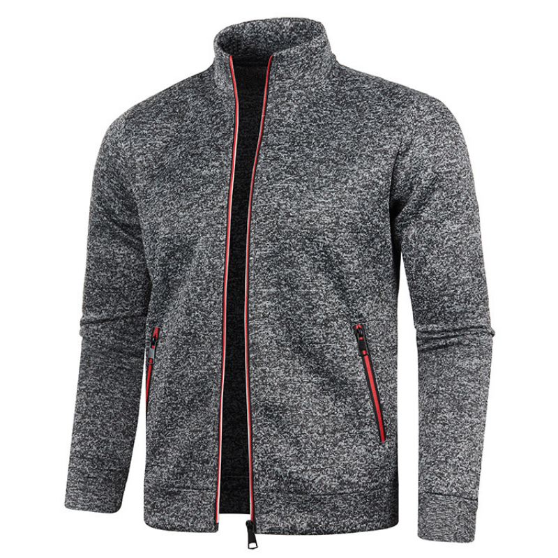 Caleb | Stylish Fleece Zip Jacket - Valereo