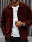 Timothy | Classic Corduroy Button Shirt Jacket