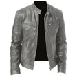 Marcus | Elegant Leather Racer Jacket