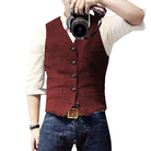Cole | Refined Tweed Slim-Fit Vest - Valereo