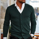 Cole | Stylish V-Neck Knit Cardigan - Valereo