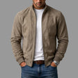 Dominic | Refined Suede Zip-Up Bomber