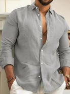 Daniel | Breathable Linen Button-Up Shirt - Valereo