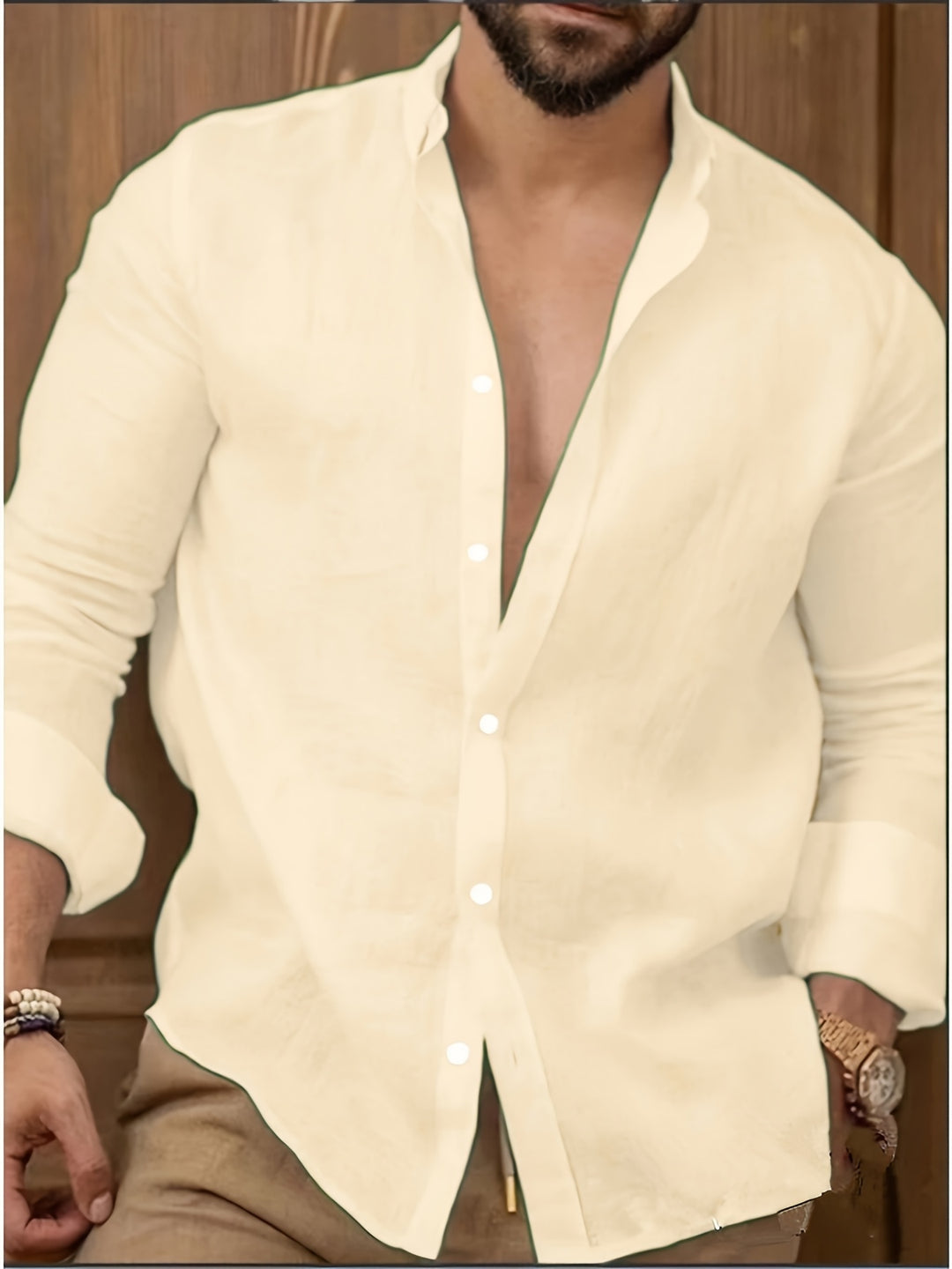Daniel | Breathable Linen Button-Up Shirt - Valereo