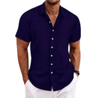 Daniel | Breathable Textured Button-Up Shirt - Valereo