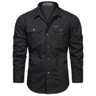 Daniel | Casual Cotton Cargo Shirt - Valereo