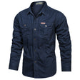 Daniel | Casual Cotton Cargo Shirt - Valereo