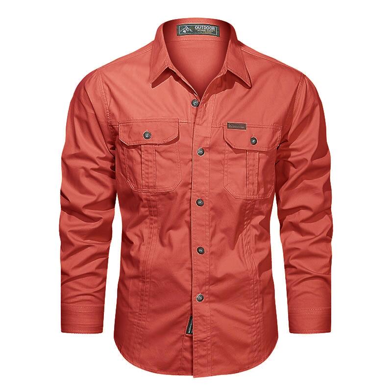 Daniel | Casual Cotton Cargo Shirt - Valereo