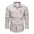 Daniel | Casual Cotton Cargo Shirt - Valereo