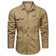Daniel | Casual Cotton Cargo Shirt - Valereo