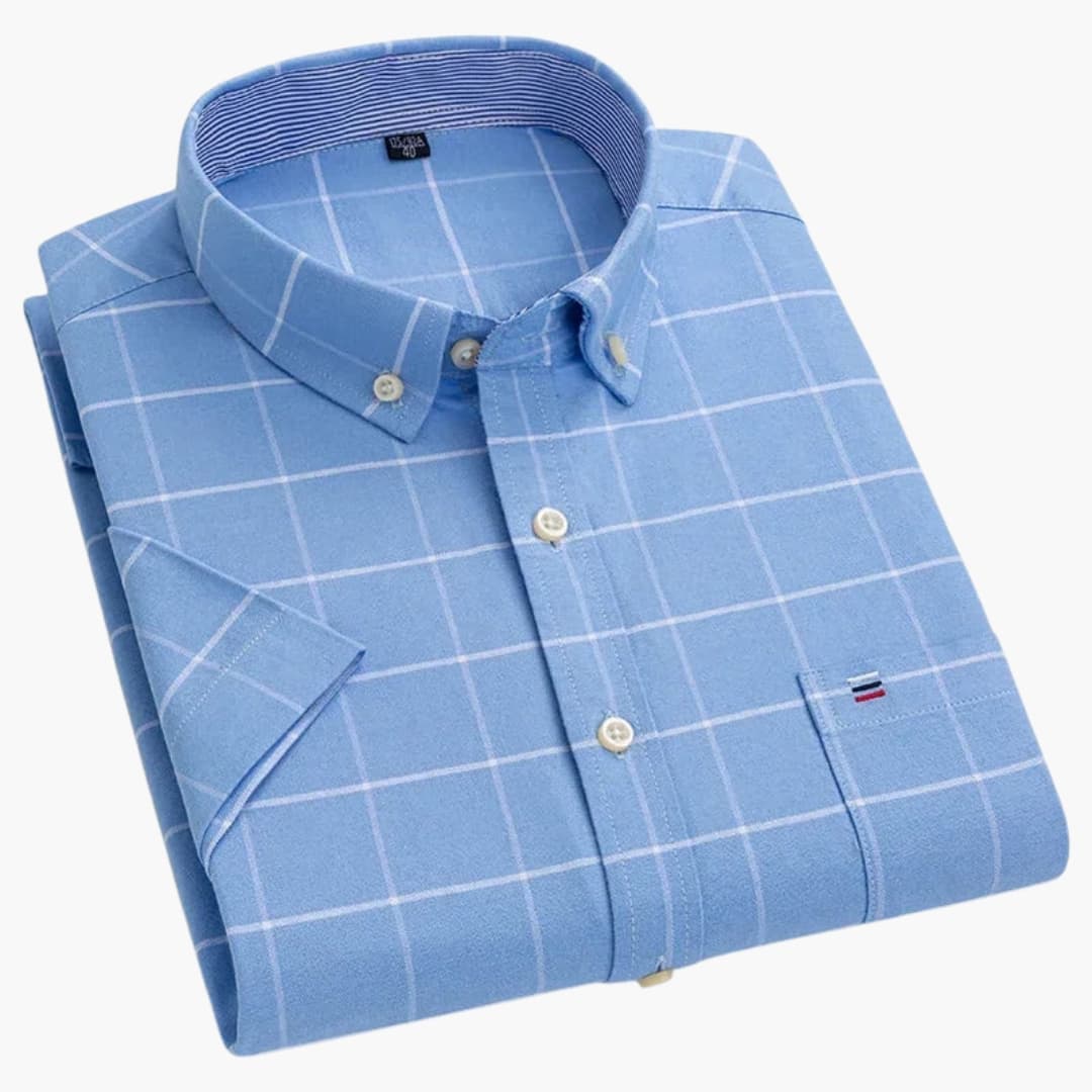 Daniel | Classic Plaid Button-Up Shirt - Valereo