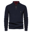 Daniel | Classic Quarter-Zip Knit Sweater - Valereo