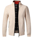 Daniel | Cozy Fleece-Lined Knit Cardigan - Valereo