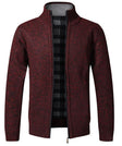 Daniel | Cozy Fleece-Lined Knit Cardigan - Valereo