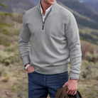 Daniel | Refined Quarter-Zip Cashmere Sweater - Valereo