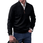 Daniel | Refined Quarter-Zip Cashmere Sweater - Valereo