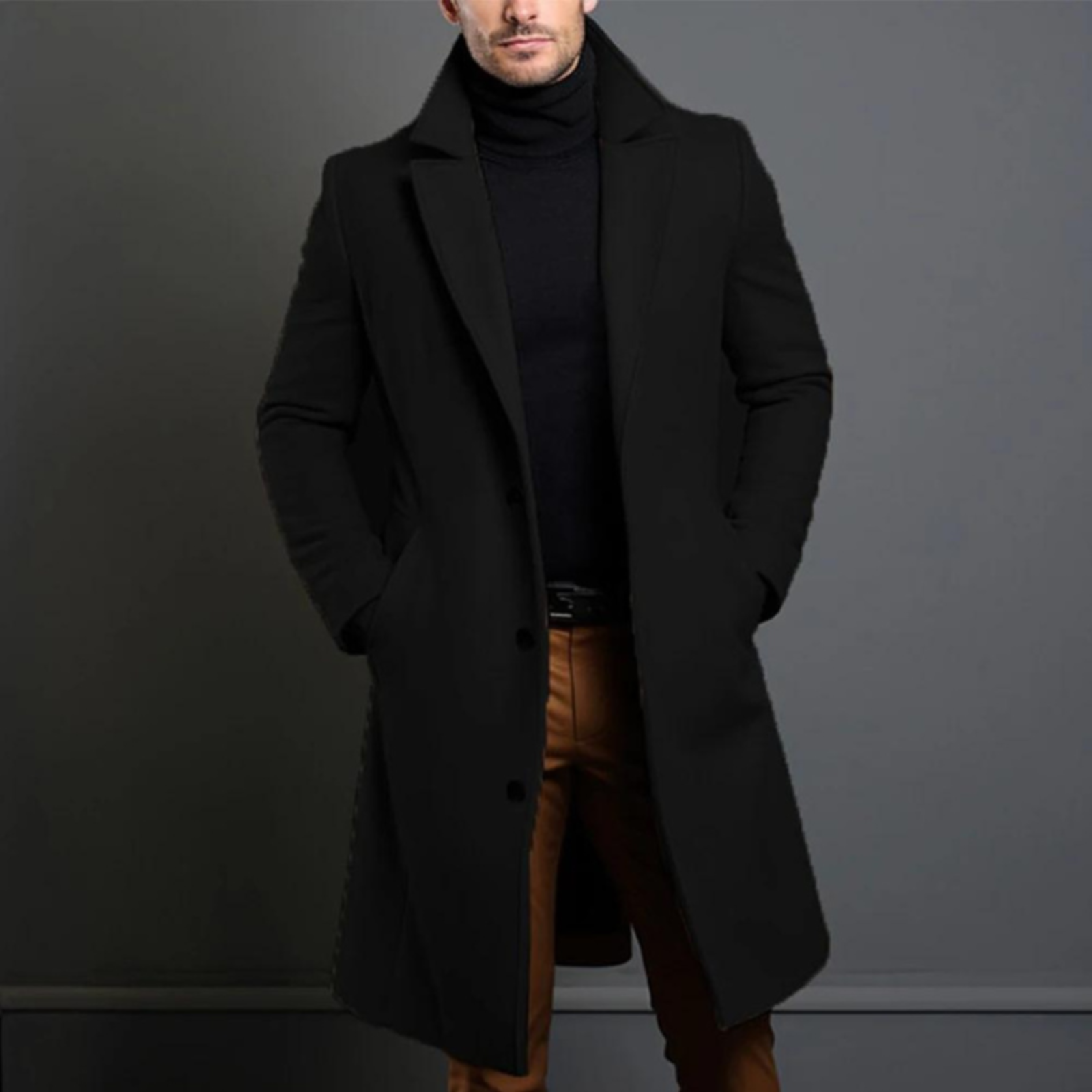 Daniel | Refined Wool Trench Coat - Valereo