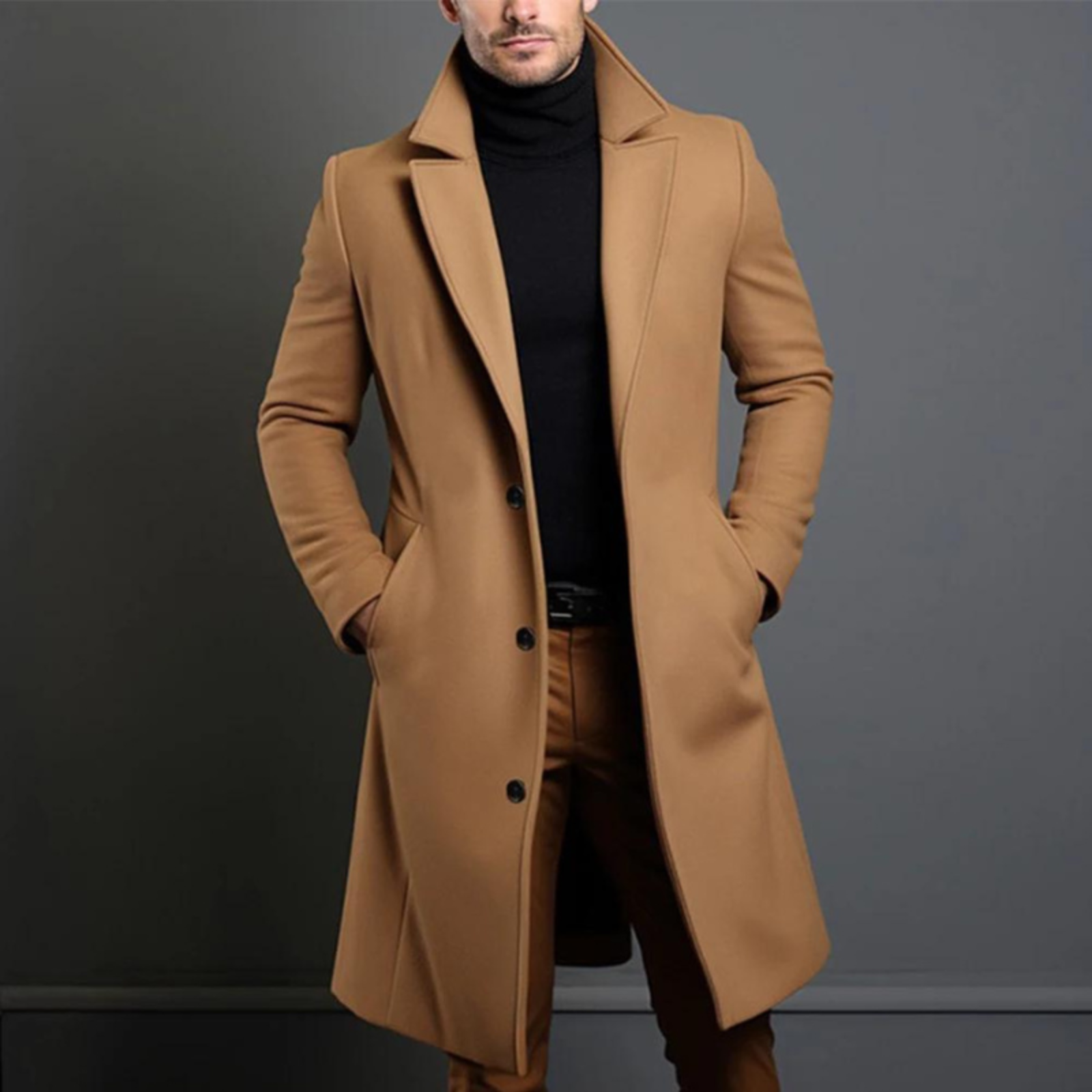 Daniel | Refined Wool Trench Coat - Valereo