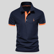Daniel | Stylish Contrast Trim Polo Shirt - Valereo