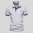 Daniel | Stylish Contrast Trim Polo Shirt - Valereo