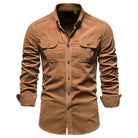 David | Casual Cotton Pocket Shirt - Valereo