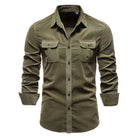 David | Casual Cotton Pocket Shirt - Valereo