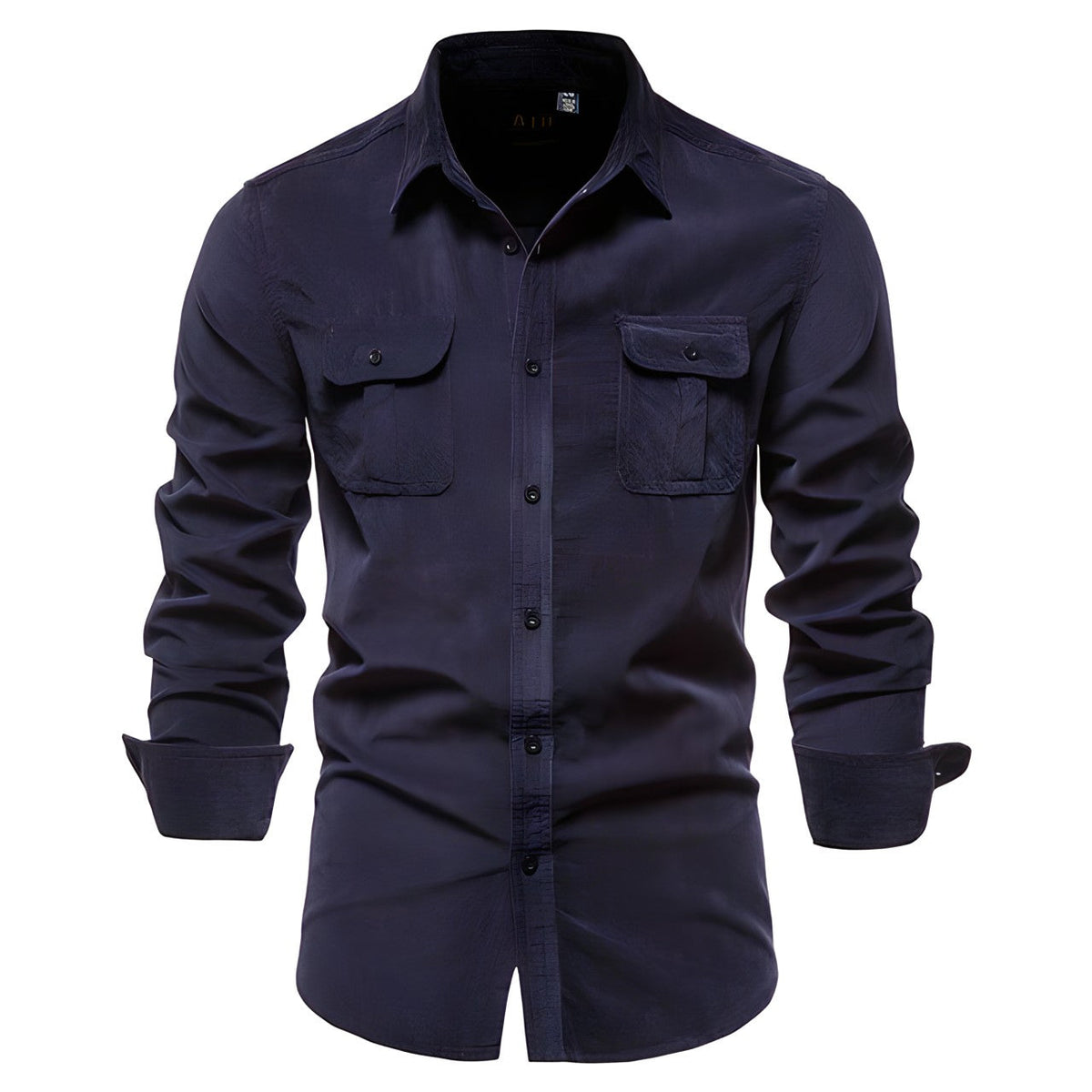 David | Casual Cotton Pocket Shirt - Valereo