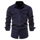 David | Casual Cotton Pocket Shirt - Valereo