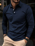 David | Classic Long Sleeve Polo Shirt - Valereo
