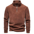 David | Cozy Fleece Quarter-Zip Sweater - Valereo