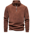 David | Cozy Fleece Quarter-Zip Sweater - Valereo