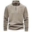 David | Cozy Fleece Quarter-Zip Sweater - Valereo