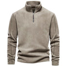 David | Cozy Fleece Quarter-Zip Sweater - Valereo