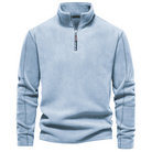 David | Cozy Fleece Quarter-Zip Sweater - Valereo