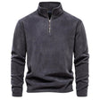 David | Cozy Fleece Quarter-Zip Sweater - Valereo