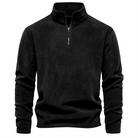 David | Cozy Fleece Quarter-Zip Sweater - Valereo