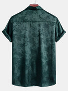 David | Luxury Satin Paisley Shirt - Valereo
