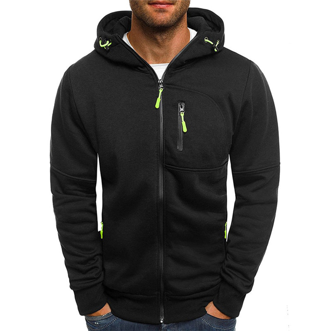 David | Modern Zip-Up Sport Hoodie - Valereo
