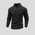 David | Refined Shawl Collar Knit Sweater - Valereo