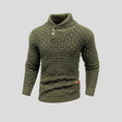 David | Refined Shawl Collar Knit Sweater - Valereo